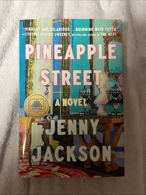 Pineapple Street by Jenny Jackson - Bright Turquoise & Pink Hardcover